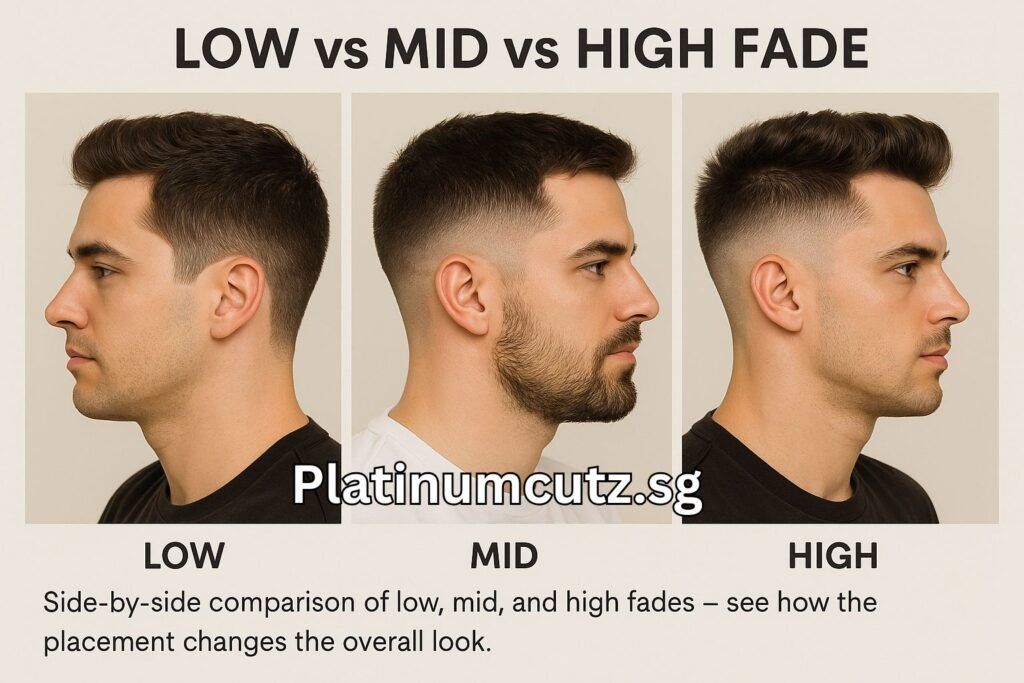 Low vs Mid vs High Fade in Singapore: Complete 2026 Guide