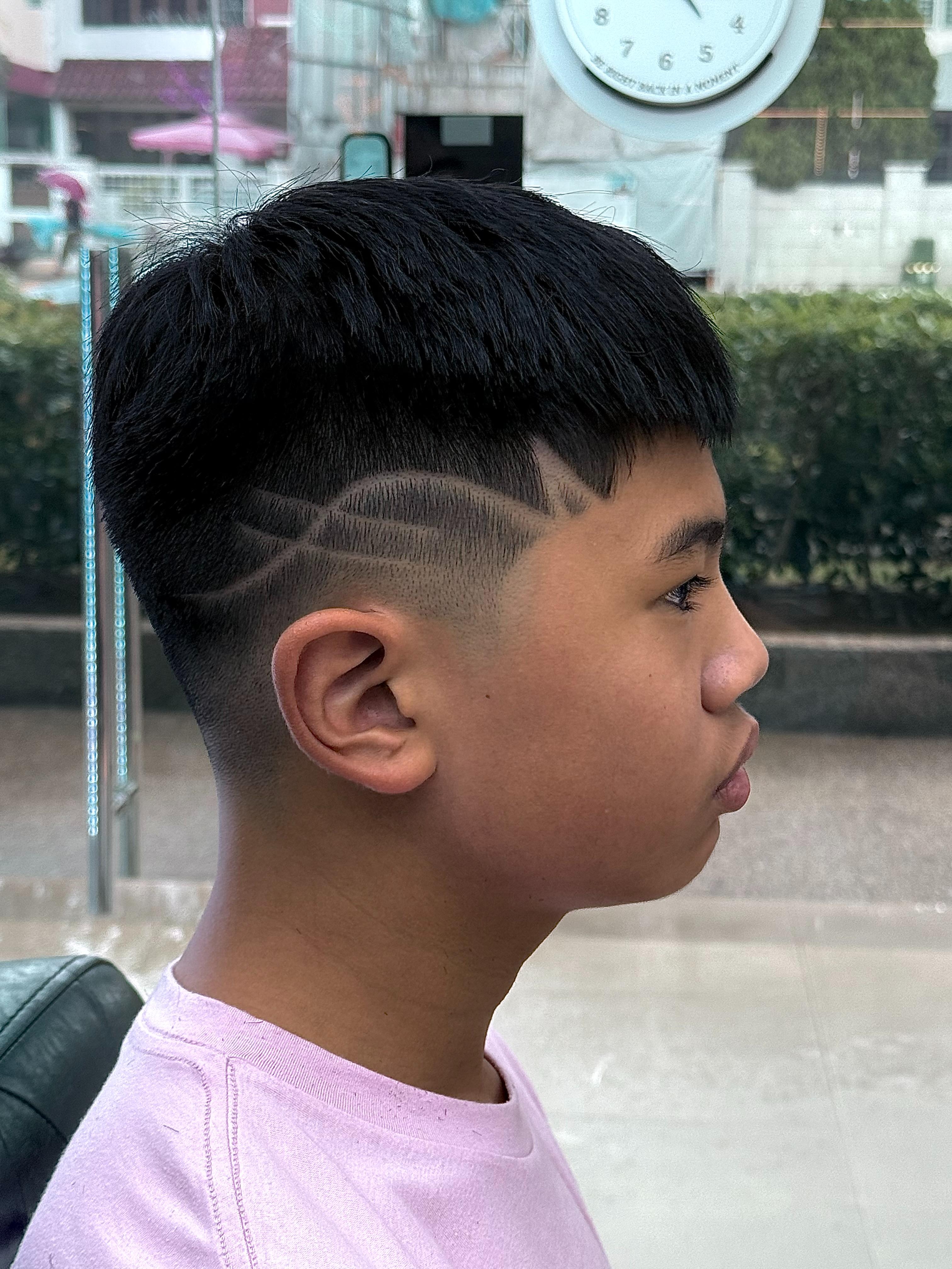 Kids Crop Fade Design by Navin — Platinum Cutz Singapore