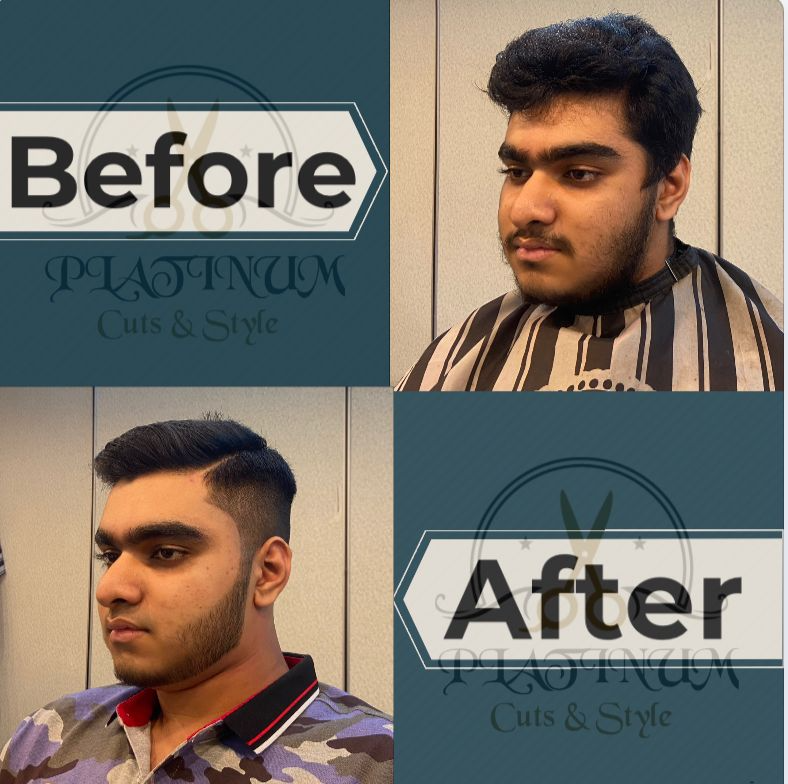 Low Fade Side Part by Prabha — Platinum Cutz Singapore