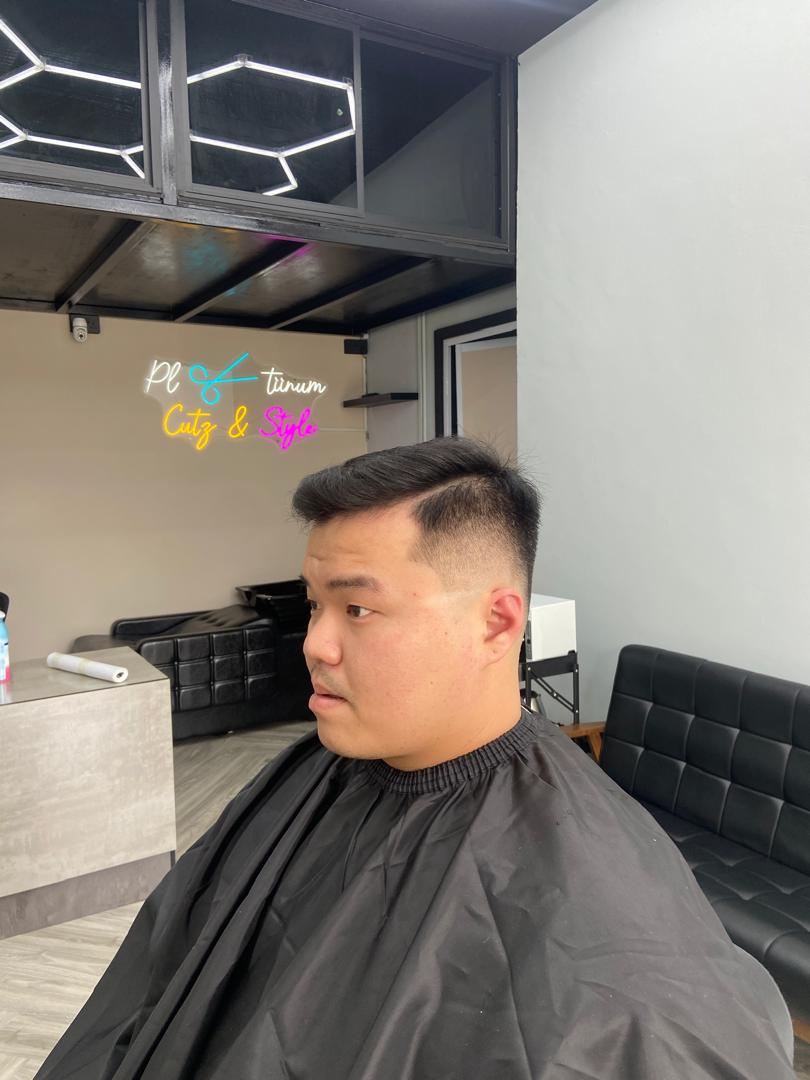 Side Part Low Fade by Rajesh — Platinum Cutz Singapore