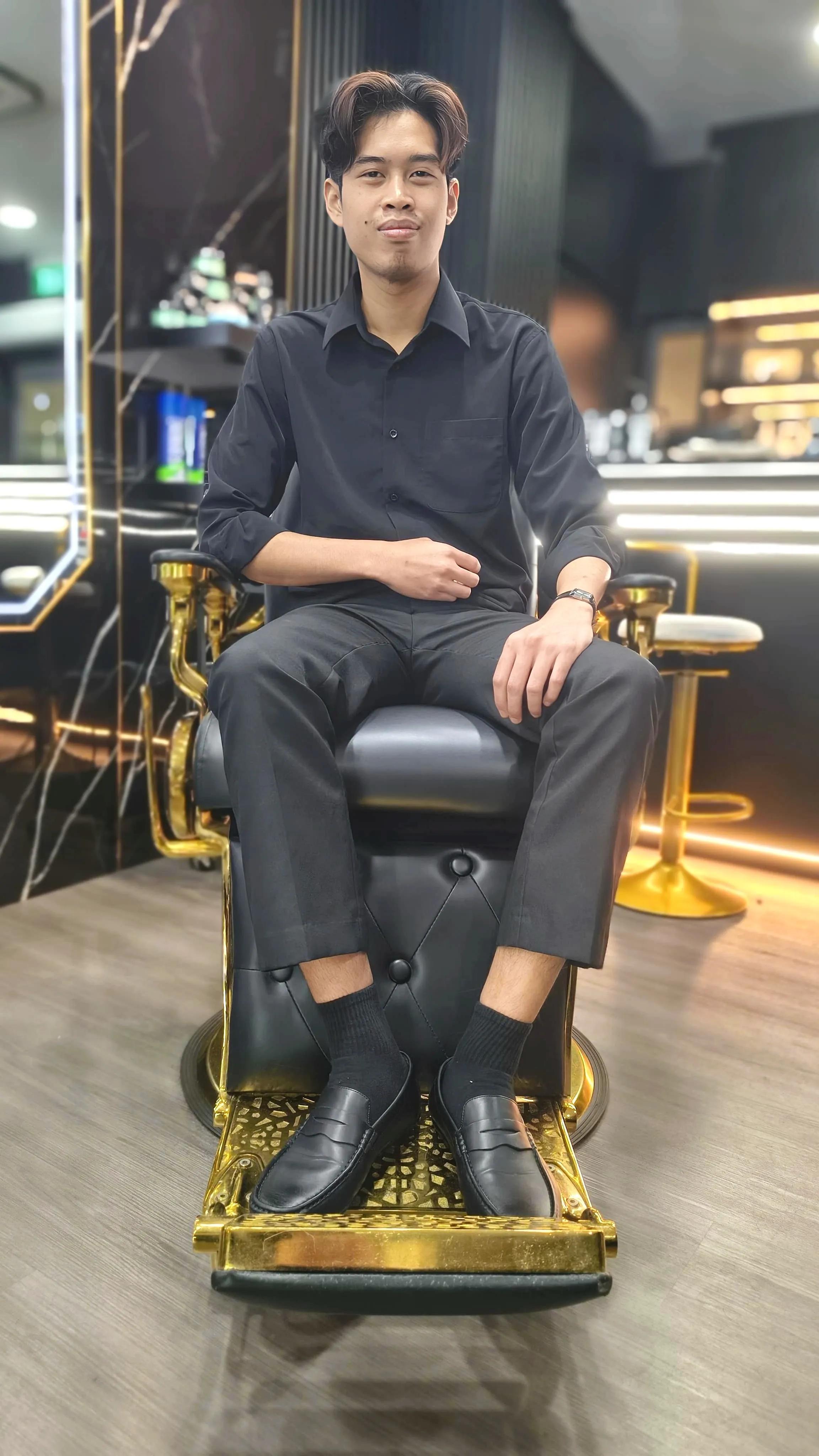 Afiq — Rising Stylist at Platinum Cutz Singapore