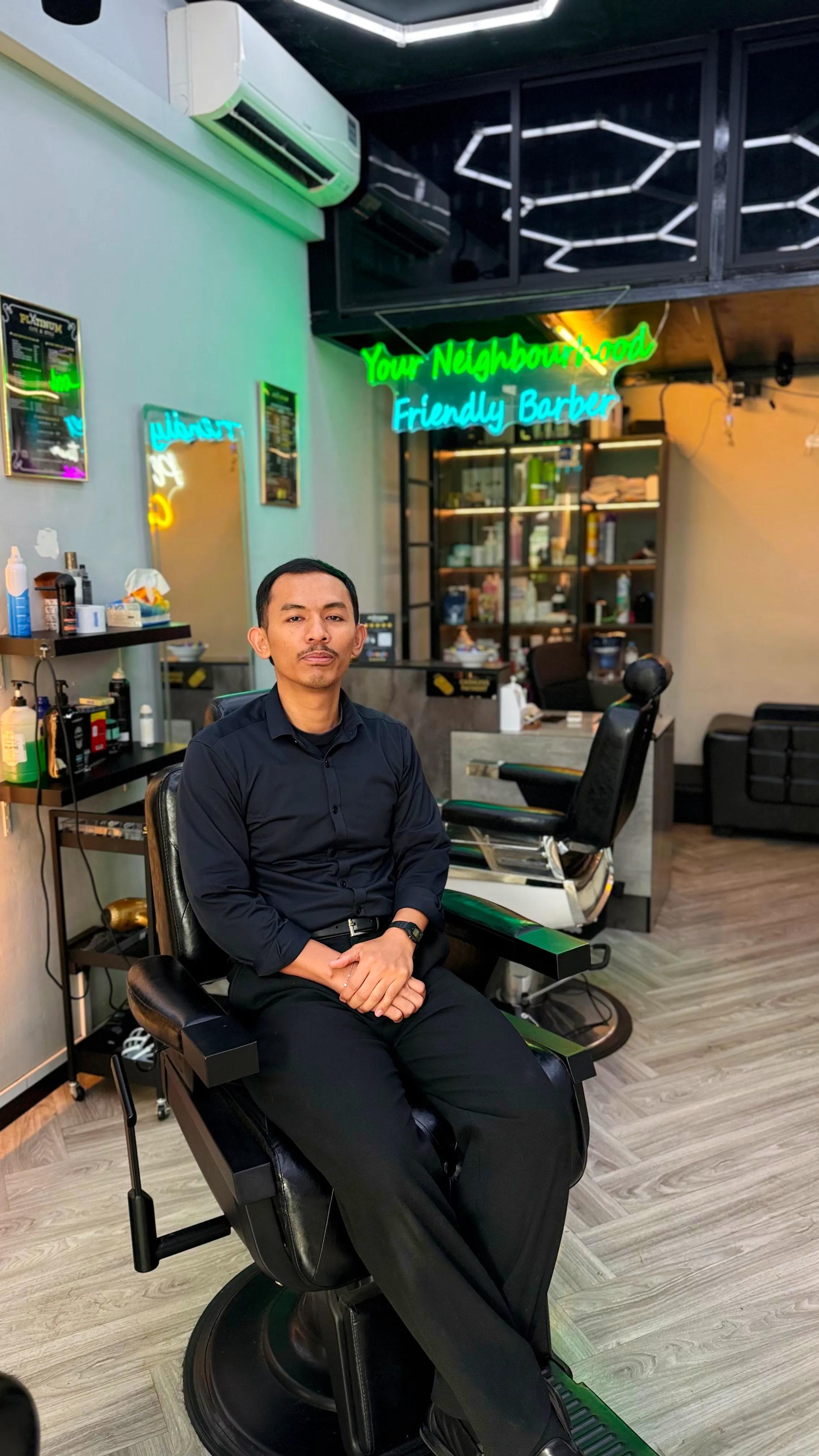 Joey — barber at Platinum Cutz Singapore