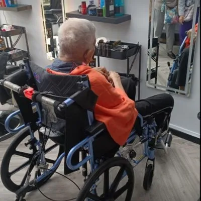 Wheelchair accessible barbershop