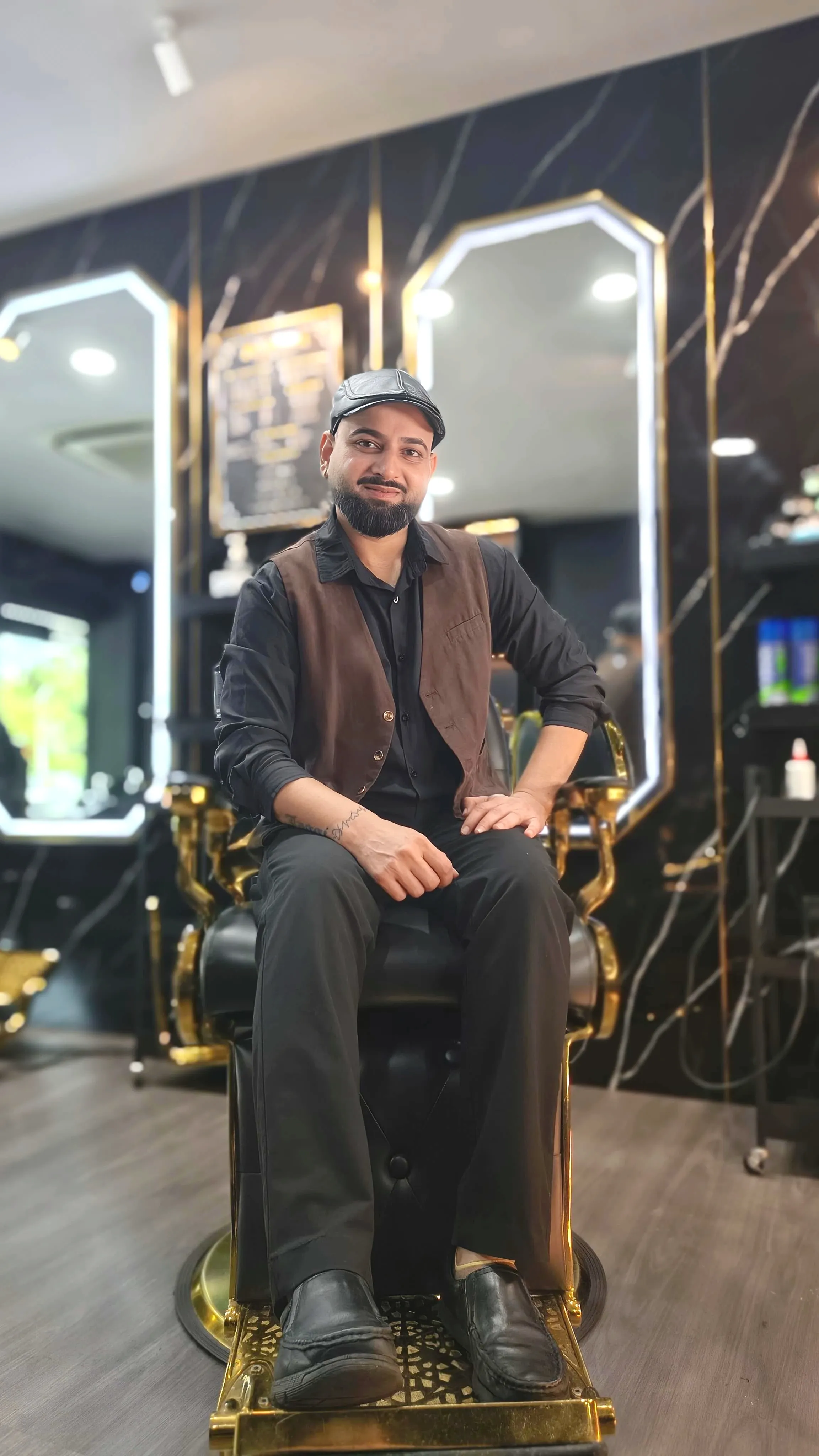 Rajesh — Head Barber at Platinum Cutz Pasir Panjang, Singapore