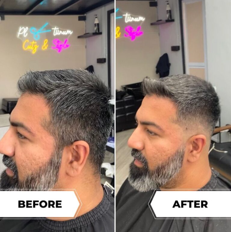 Low fade with beard shaping — by Prabha