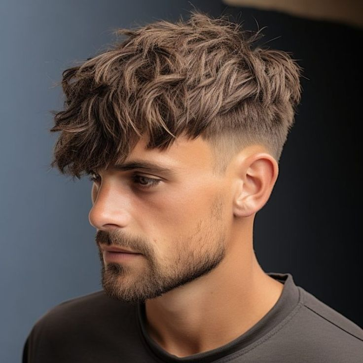 wavy Textured Crop for men