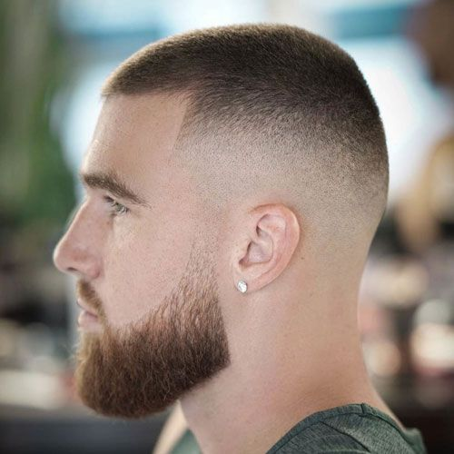 Buzz Cut with Fade haircut