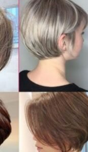women hair coloring, keratin treatment, before after