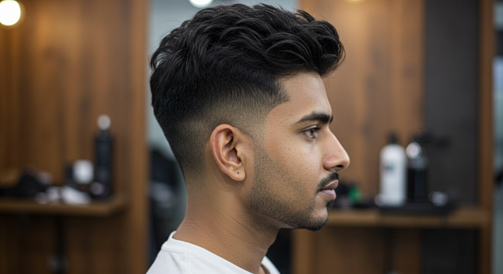 Textured Crop Fade – A modern, stylish cut with a clean finish